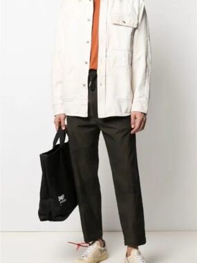 Diesel Denim Cream Collared Jacket
